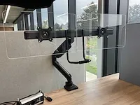 Neomounts dubbele monitor arm - afbeelding 1 van  2