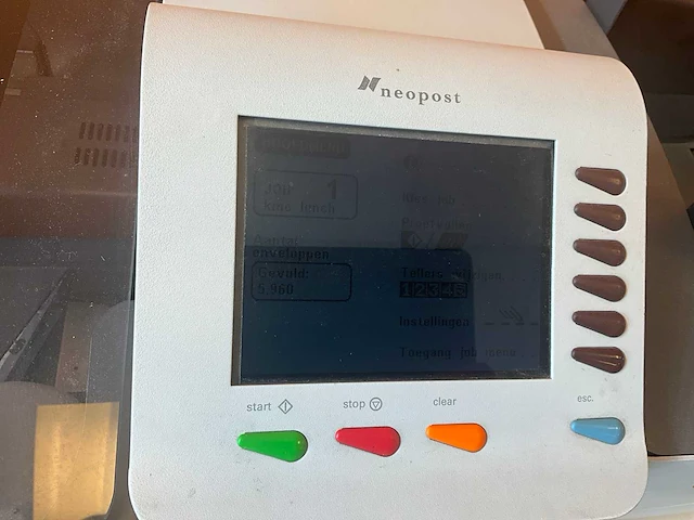 Neopost si92 couverteermachine - postverwerking - afbeelding 2 van  9