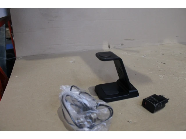 Neotrixqi draadloze oplader met digitale klok - afbeelding 2 van  2