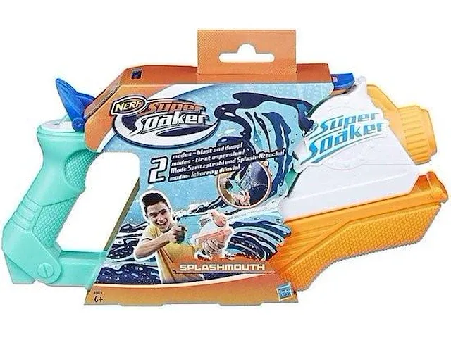 Nerf super soaker splash mouth - waterpistool - afbeelding 1 van  2