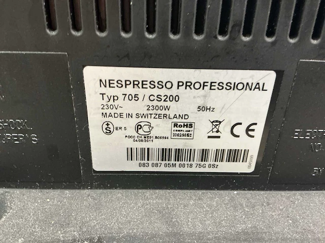 Nespresso gemini cs 200 pro koffiemachine - afbeelding 7 van  7