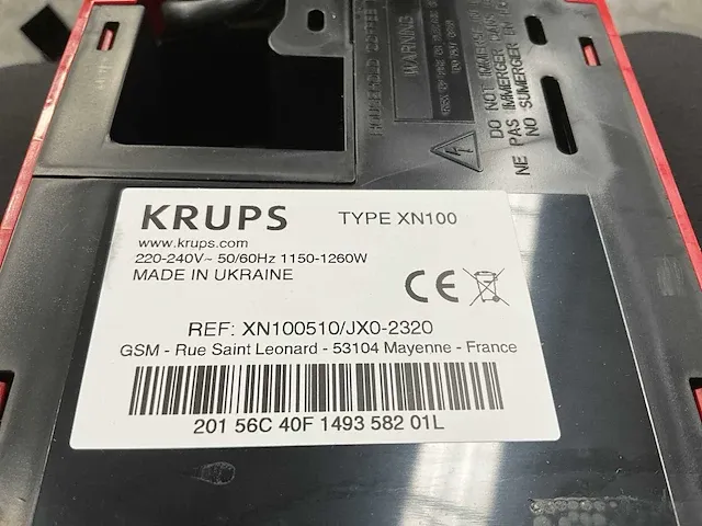 Nespresso krups xn100 koffiecupmachine (2x) - afbeelding 5 van  7
