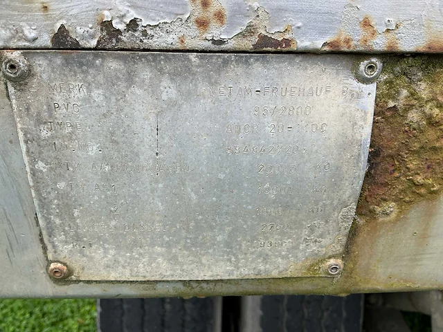 Netam-freihauf ancr 20-110 c aanhangwagen - afbeelding 6 van  10