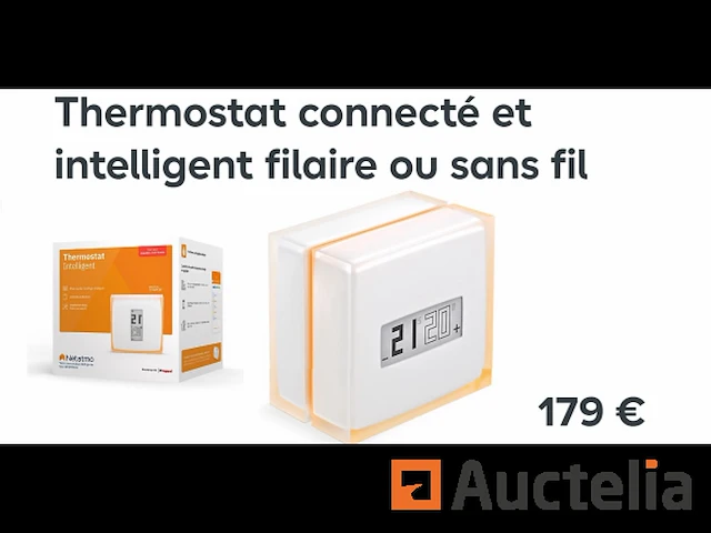 Netatmo nth01-n slimme slimme connected thermostaat - afbeelding 1 van  2