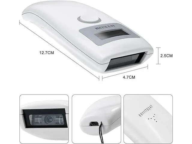 Netum bluetooth ccd streepjescodescanner - afbeelding 2 van  4