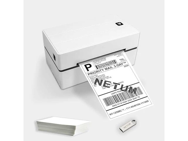 Netum desktop thermische labelmaker - afbeelding 1 van  3