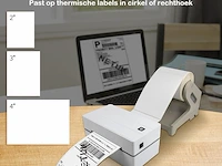 Netum desktop thermische labelmaker - afbeelding 4 van  5