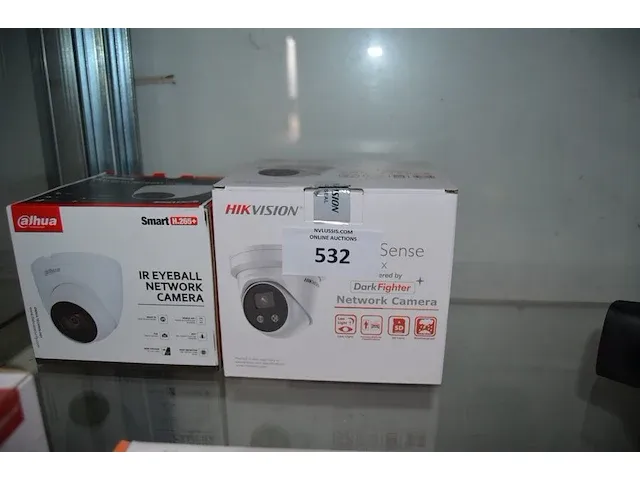 Netwerk camera alhua dh-ipc-hdw2431tp-as-s2, netwerk camera hikvision ds-2cd2346g2-1, camera hikvision turbo hd ds-2ce56dot-irmf, poe injector wi-tek wepoe55-48v-60w - afbeelding 2 van  6