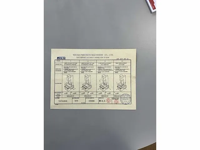 Neu-ar m50 draadvonk- en erodeermachine 2017 - afbeelding 17 van  25