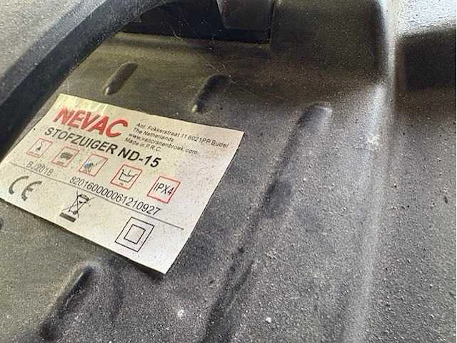 Nevac - bouw stofzuiger - afbeelding 7 van  8