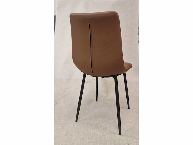 Nevada brown pu - dining chair (4x) - afbeelding 6 van  8