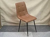 Nevada brown pu - dining chair (6x) - afbeelding 2 van  5