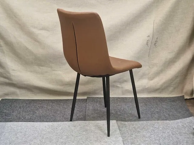 Nevada brown pu - dining chair (6x) - afbeelding 5 van  5