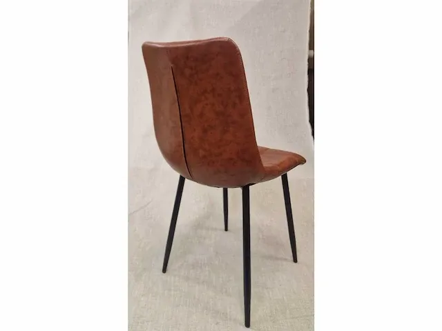 Nevada wine pu - dining chair (6x) - afbeelding 2 van  4