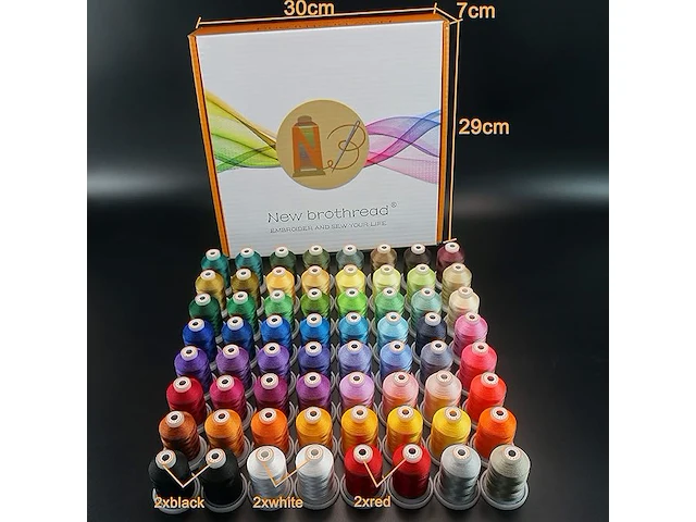 New brothread 64 spoelen 1000m - afbeelding 4 van  4