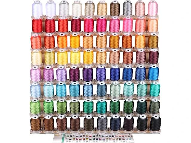 New brothread 80 spoelen janome kleuren - afbeelding 1 van  5