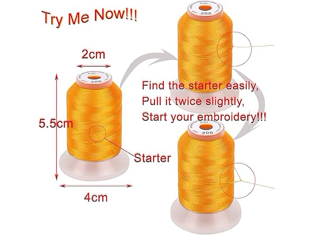 New brothread 80 spoelen janome kleuren - afbeelding 5 van  5