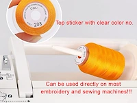 New brothread 80 spoelen janome kleuren - afbeelding 3 van  5