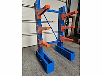 New cantilever rack 3 columns h2000mm, 9 arms 500mm - afbeelding 2 van  2