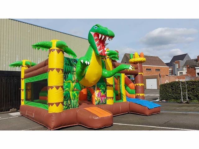 New dinopark - bouncer slide - bouncy castle - afbeelding 3 van  7