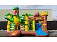 New dinopark - bouncy castle /slide - springkussen - afbeelding 2 van  5