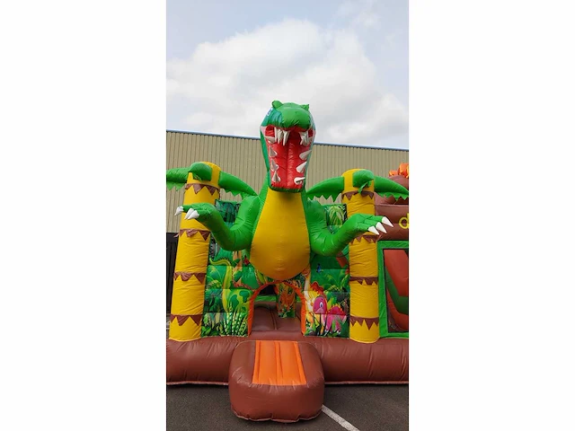 New dinopark - bouncy castle /slide - springkussen - afbeelding 5 van  5