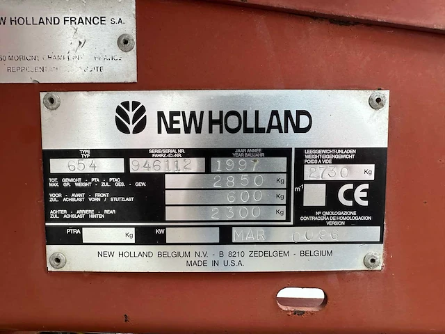 New holland - 1997 - 654 - ronde balenpers - afbeelding 22 van  29