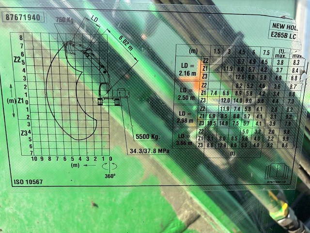 New holland - 2008 - e265 - rupsgraafmachine - afbeelding 18 van  26