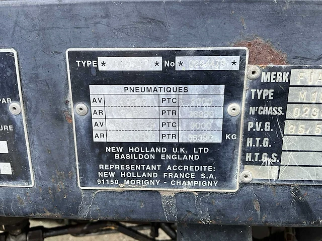 New holland m135 dt - 1996 - afbeelding 17 van  37