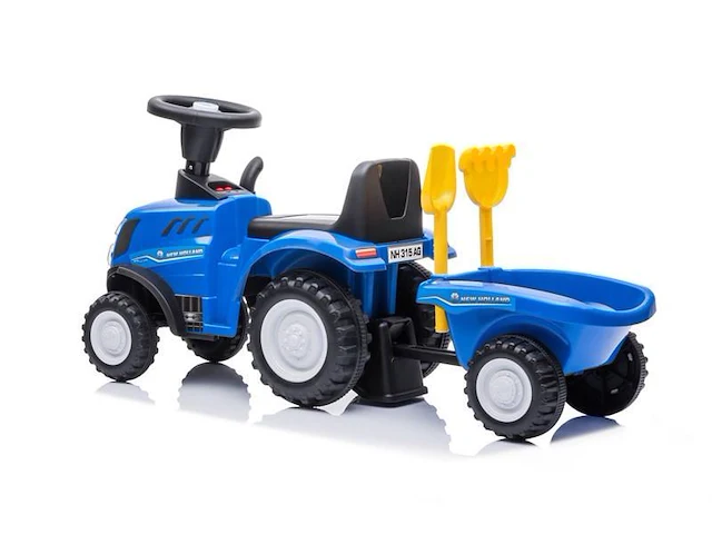 New holland t7 loopauto tractor - blauw - afbeelding 4 van  7