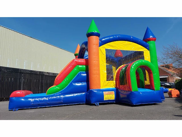 New jump and slide - new bouncer/slide - springkussen - afbeelding 1 van  4