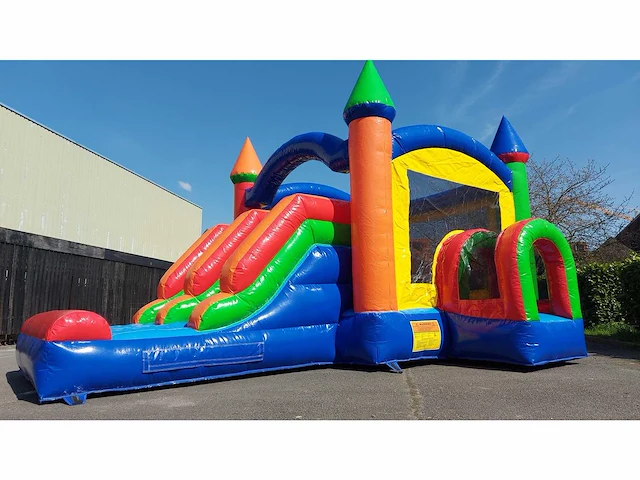 New jump and slide - new bouncer/slide - springkussen - afbeelding 3 van  4