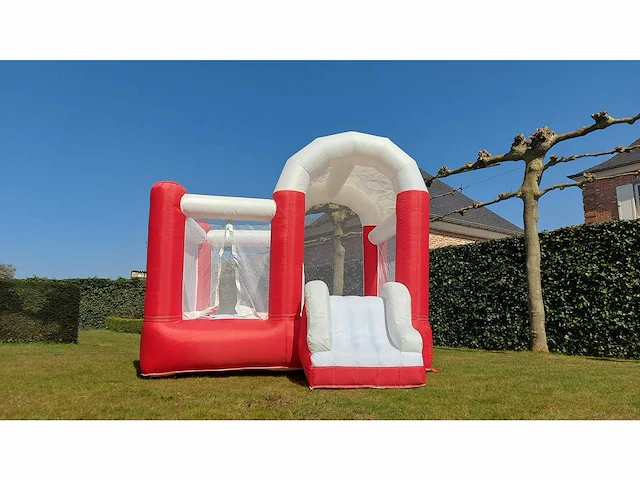 New slide rood - bouncy castle - springkussen - afbeelding 2 van  4