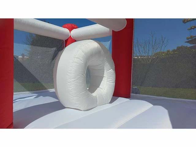 New slide rood - bouncy castle - springkussen - afbeelding 4 van  4