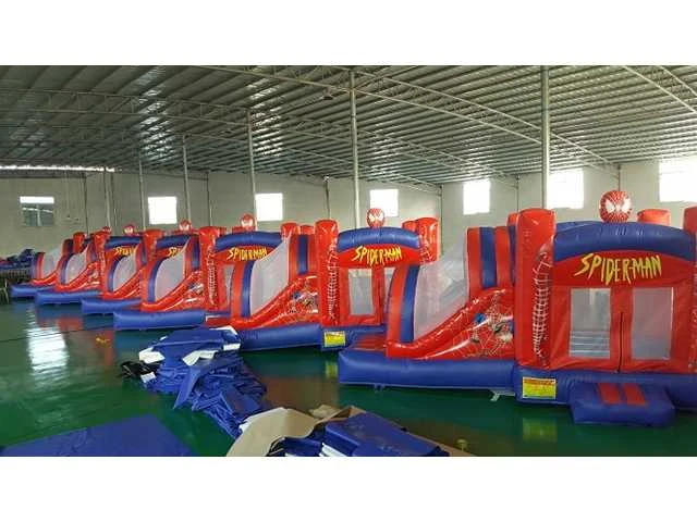 New spiderman - bouncy castle slide - bouncy castle - afbeelding 1 van  2