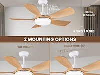 Newday plafondventilator (106 cm) - afbeelding 3 van  6