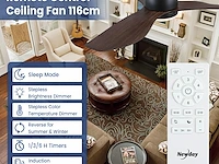 Newday plafondventilator (116cm) - afbeelding 7 van  7