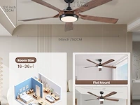 Newday plafondventilatoren (142cm) - afbeelding 4 van  5