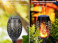 Nexvin fakkels op zonne-energie voor buiten - afbeelding 3 van  6