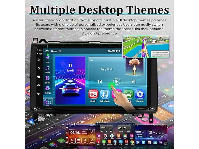 Nhopeew android autoradio voor mercedes benz a/b/v klasse - afbeelding 3 van  5