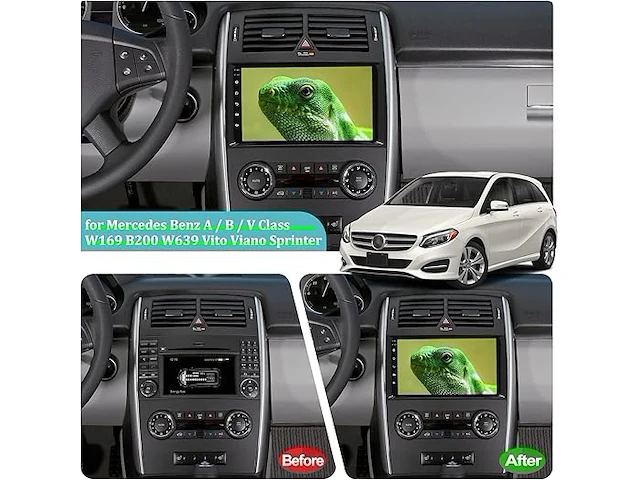 Nhopeew android autoradio voor mercedes benz a/b/v klasse - afbeelding 5 van  5