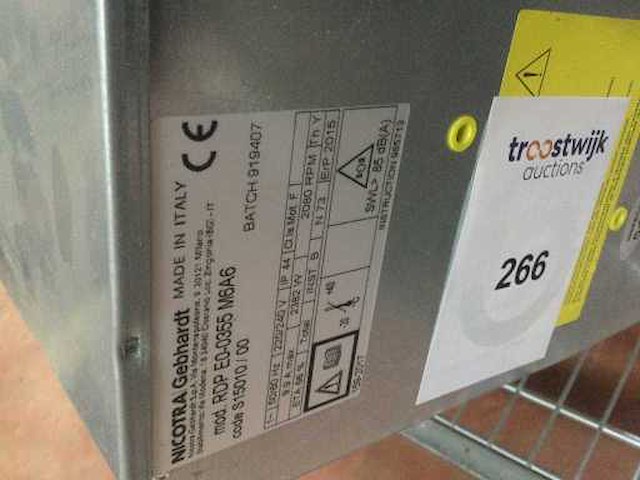 Nicotra - rdpe0-0355 m6a6 - 2350m³ - afzuigkap - afbeelding 2 van  3