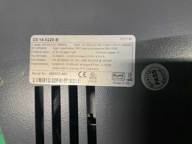 Nidec digistart d3 frequentieregelaar - afbeelding 4 van  4