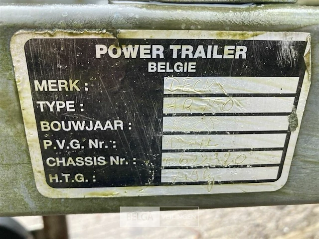 Niet geremde aanhangwagen - afbeelding 5 van  6