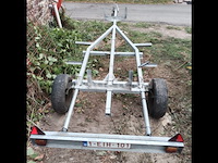 Nieuwe 6 meter oplegger