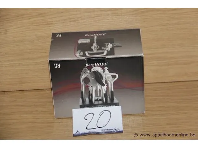 Nieuwe 7-delig keuken-/barset berghoff, type cubo - afbeelding 1 van  2