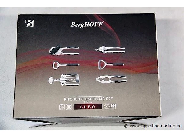 Nieuwe 7-delig keuken-/barset berghoff, type cubo - afbeelding 3 van  3