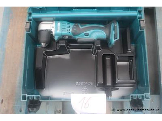 Nieuwe accu haakse slijptol makita dda351, zonder batterij, werking niet gekend - afbeelding 1 van  2