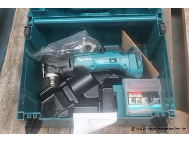 Nieuwe accu haakse slijptol makita dtm51, zonder batterij, werking niet gekend - afbeelding 1 van  2