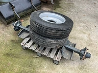 Nieuwe as met set wiel en banden - afbeelding 3 van  7